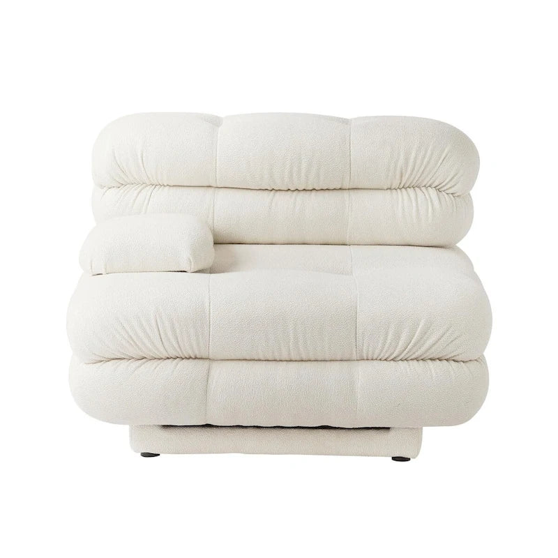 146 Convertible Modular Sectional Sofa, U-Shaped Luxury Modern 6-Seat Couch Sectional with Chaise Ottomans for Living Room