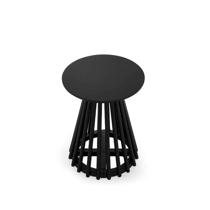 15.75 in. Round Wood Coffee Table, Simple End Table, Solid Wood Side Table for Living Room