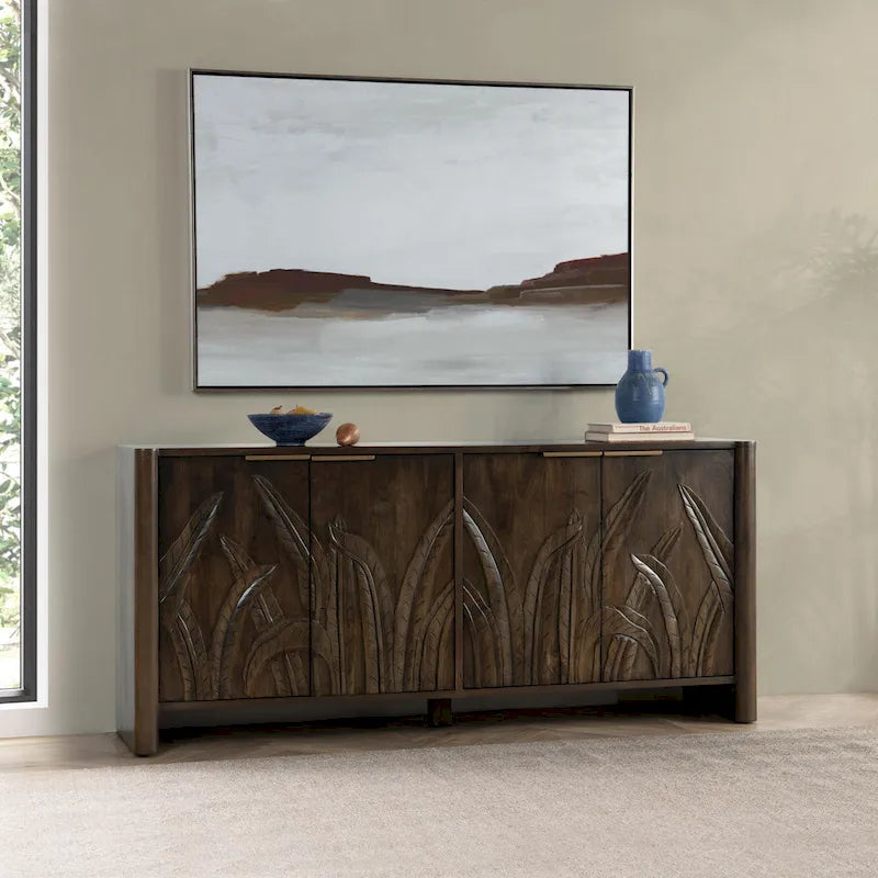 Classic Home Ledro 82 Solid Wood Sideboard
