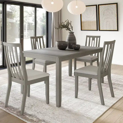 CraftPorch Contemporary 5-piece Wooden Dining Set