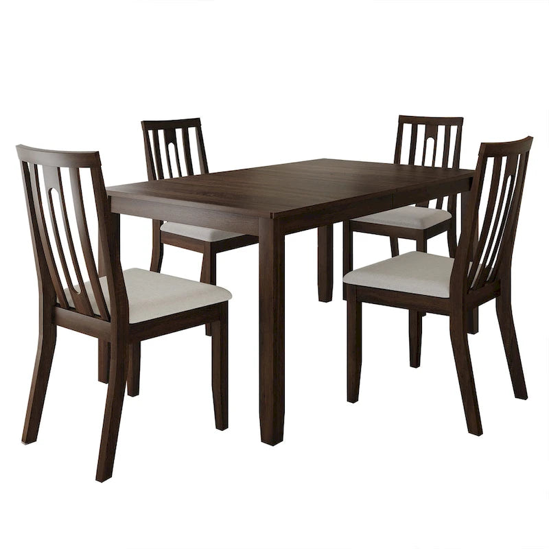 CraftPorch Contemporary 5-piece Wooden Dining Set