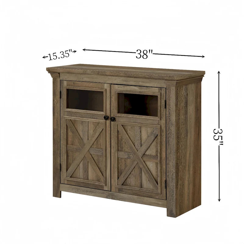 2 Doors Cabinet Large Buffet Sideboard Cabinet