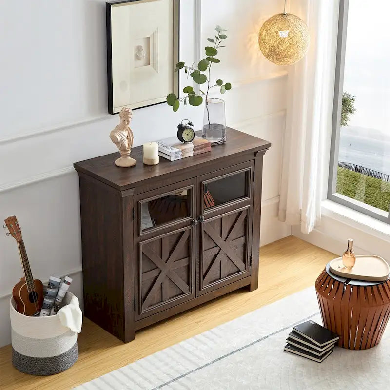 2 Doors Cabinet Large Buffet Sideboard Cabinet