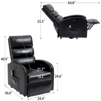 AVAWING Modern Power Lift Massage Chair Electric Recliner