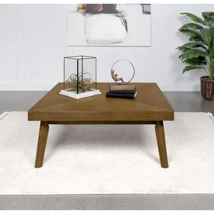 Hayward Walnut Coffee Table with Diamond Parquet