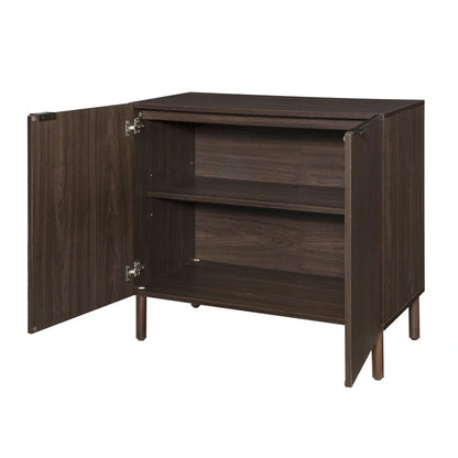 Merk Walnut Cabinet 2 Door