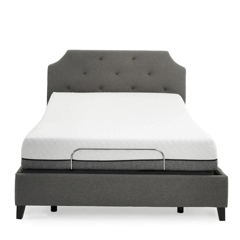 Sleep Zone Huntington 10-inch Memory Foam Mattress and Z150 Adjustable Base Set