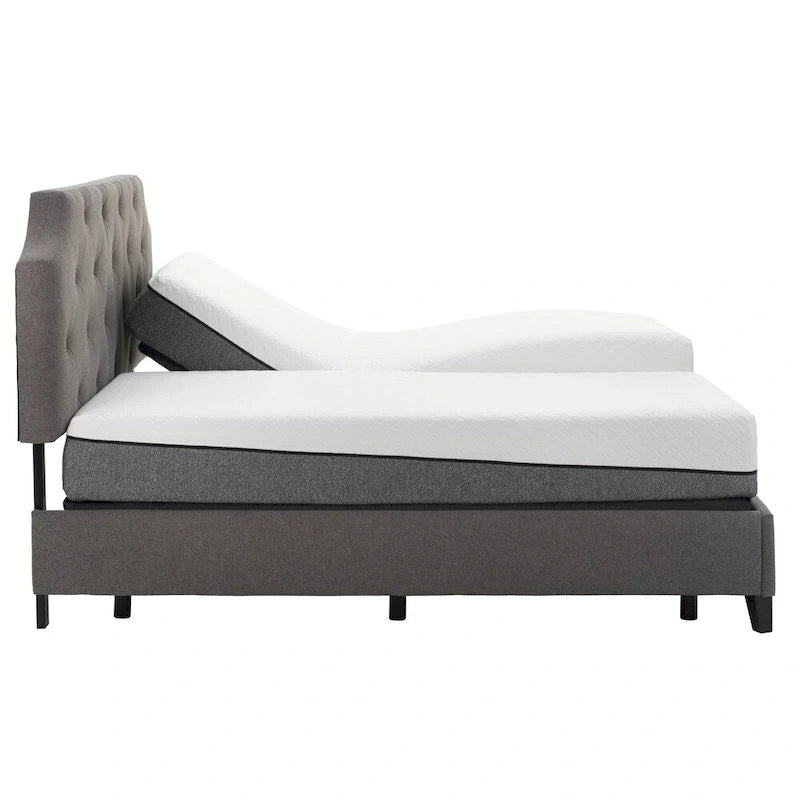 Sleep Zone Huntington 10-inch Memory Foam Mattress and Z150 Adjustable Base Set