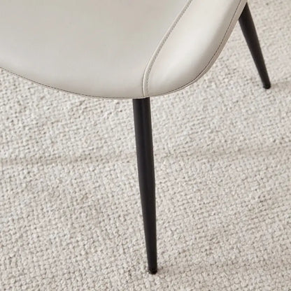 Dining Chairs Set of 4 Modern Kitchen Artificial Leather Chairs