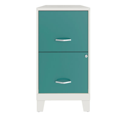 Space Solutions 18D 2 Drawer Vertical File Cabinet with Accessory Drawer and Legs