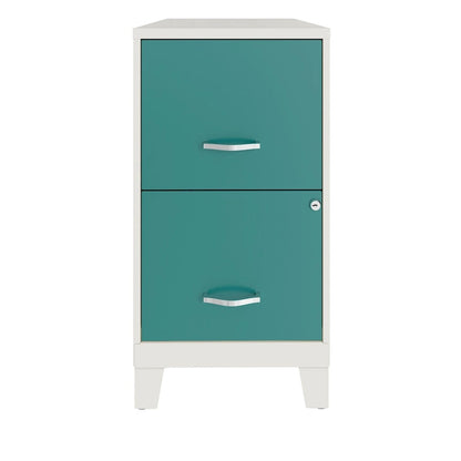 Space Solutions 18D 2 Drawer Vertical File Cabinet with Accessory Drawer and Legs
