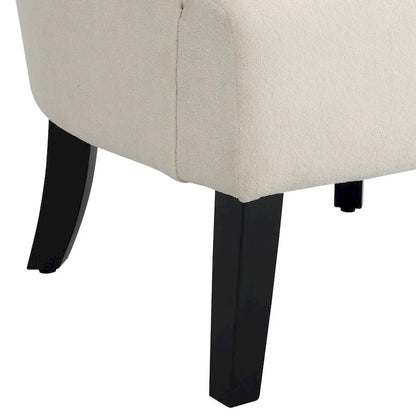 Upholstered Accent Chairs, Armchair Club Chair With Wooden Leg For Living room, Bedroom Reading Room