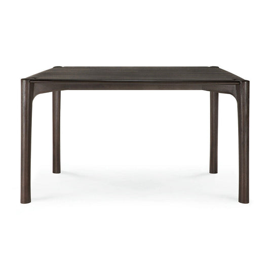 Pi Dining Table - Teak Dark Brown