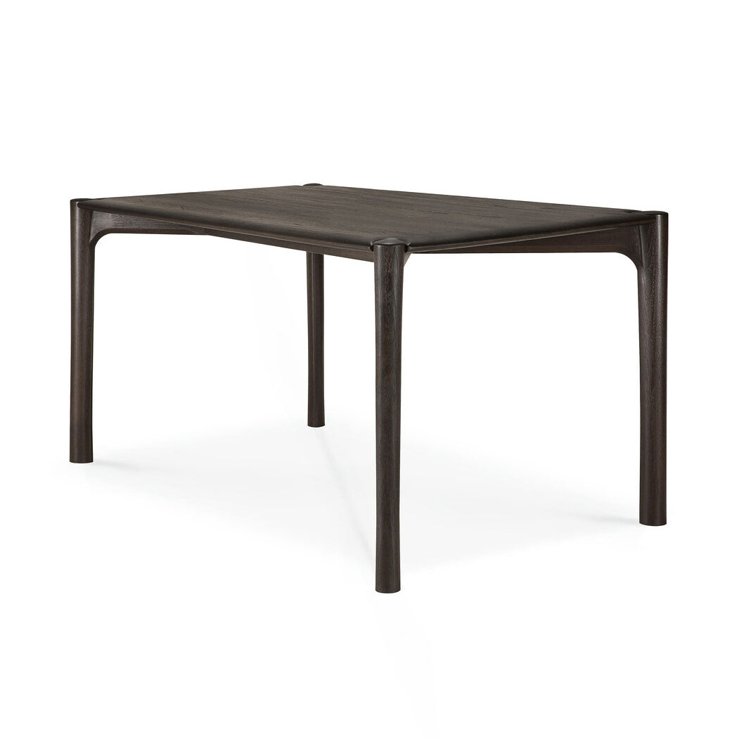 Pi Dining Table - Teak Dark Brown