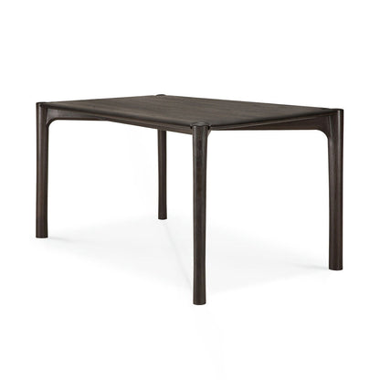 Pi Dining Table - Teak Dark Brown