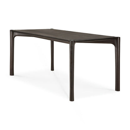 Pi Dining Table - Teak Dark Brown