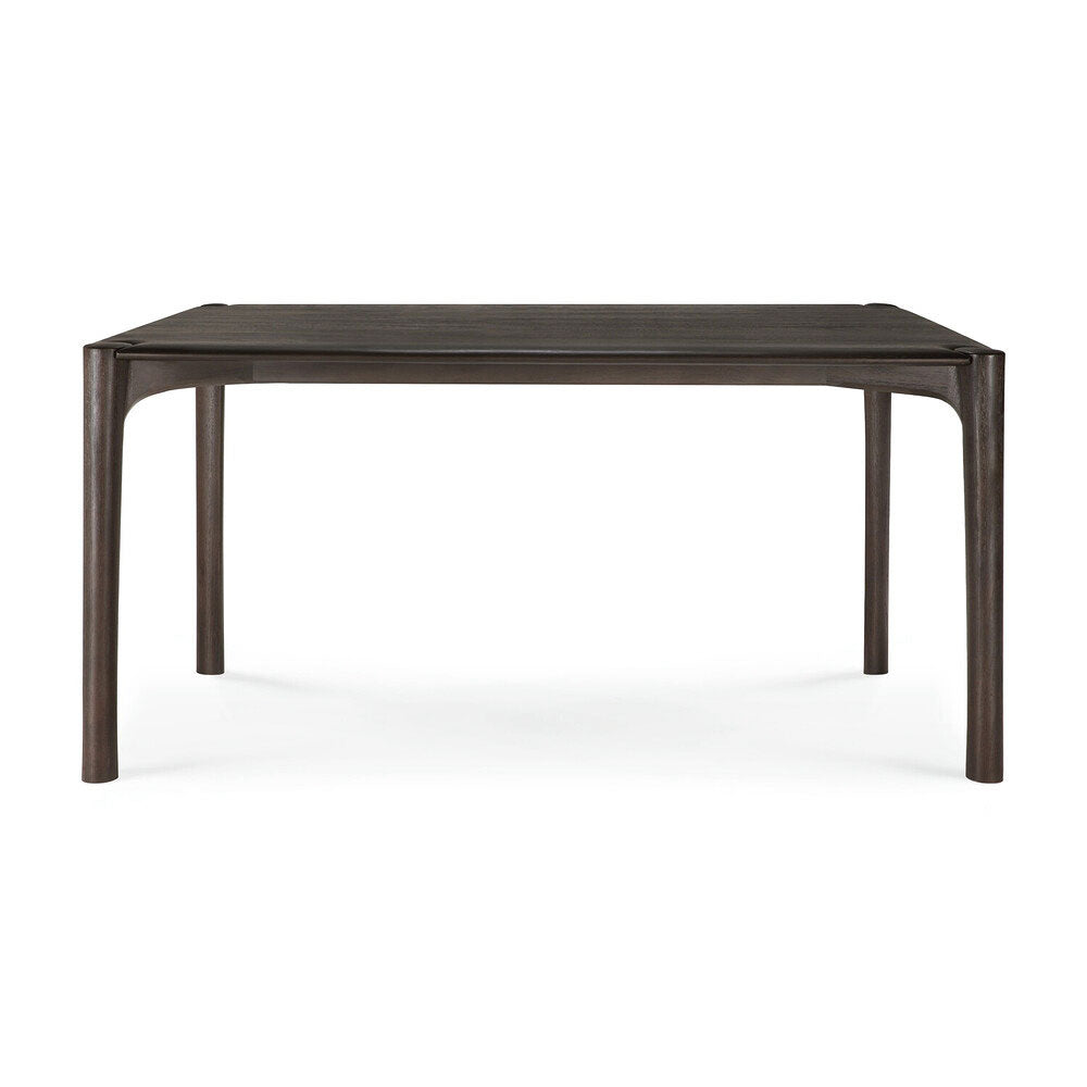 Pi Dining Table - Teak Dark Brown