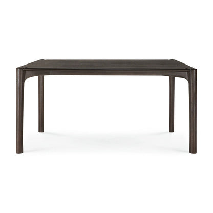 Pi Dining Table - Teak Dark Brown