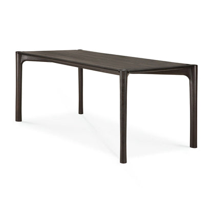 Pi Dining Table - Teak Dark Brown