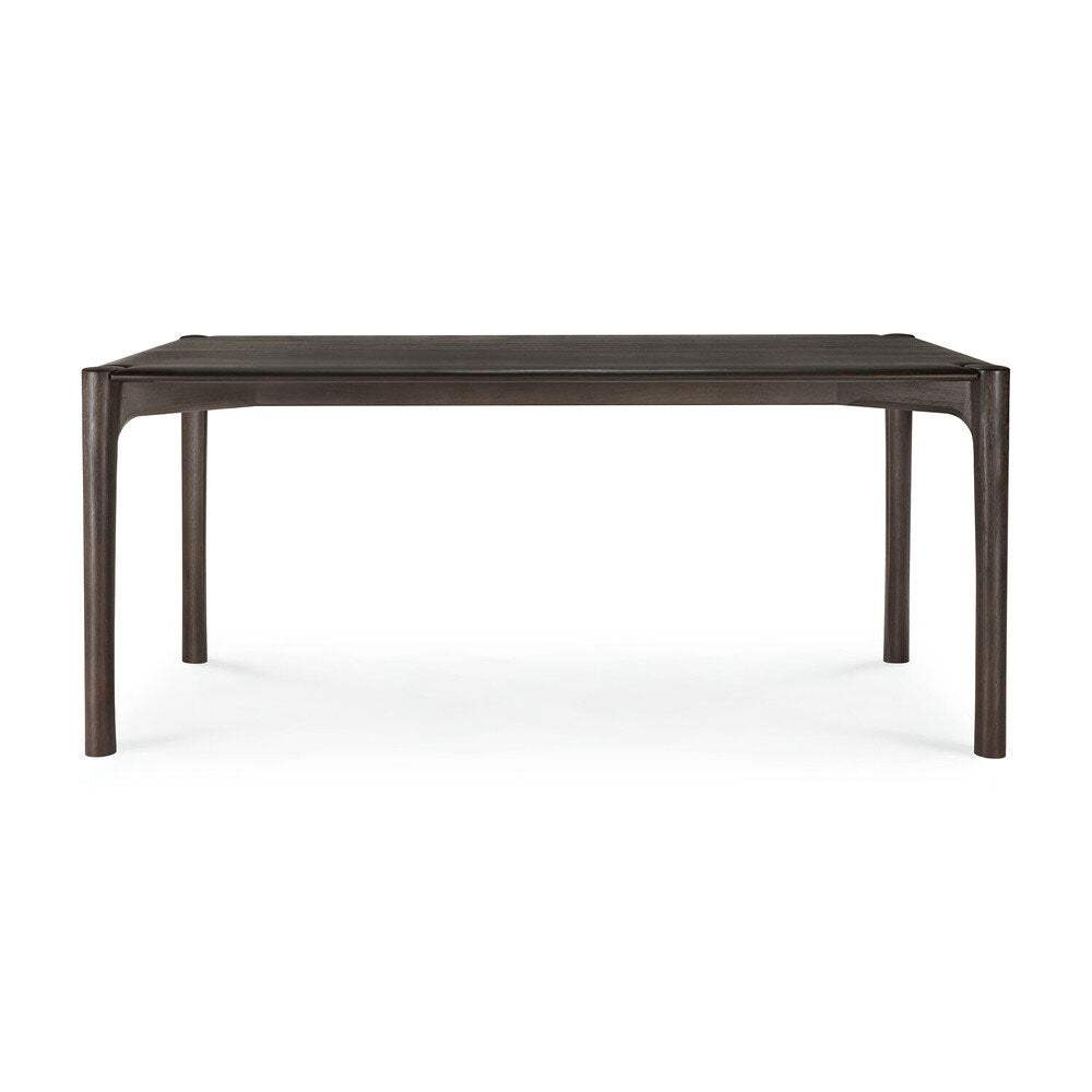 Pi Dining Table - Teak Dark Brown
