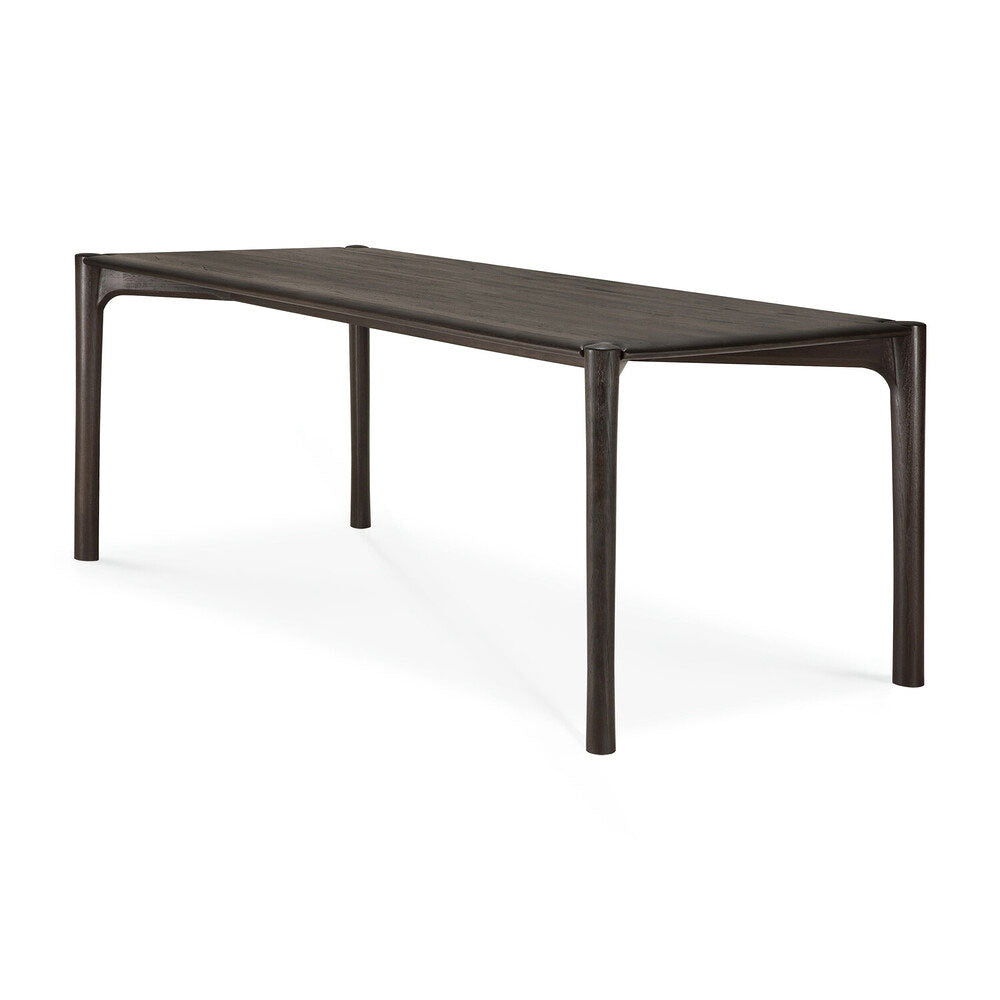 Pi Dining Table - Teak Dark Brown