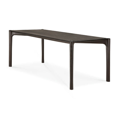 Pi Dining Table - Teak Dark Brown