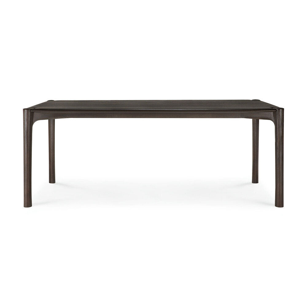 Pi Dining Table - Teak Dark Brown