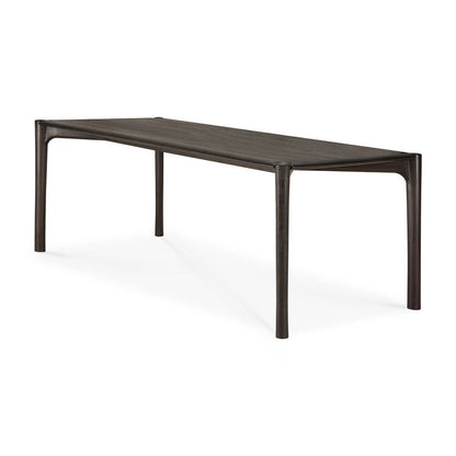 Pi Dining Table - Teak Dark Brown