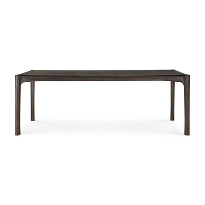 Pi Dining Table - Teak Dark Brown