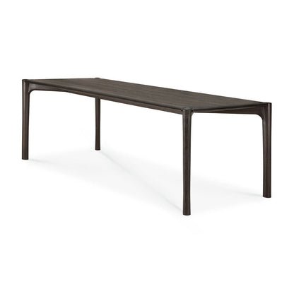 Pi Dining Table - Teak Dark Brown