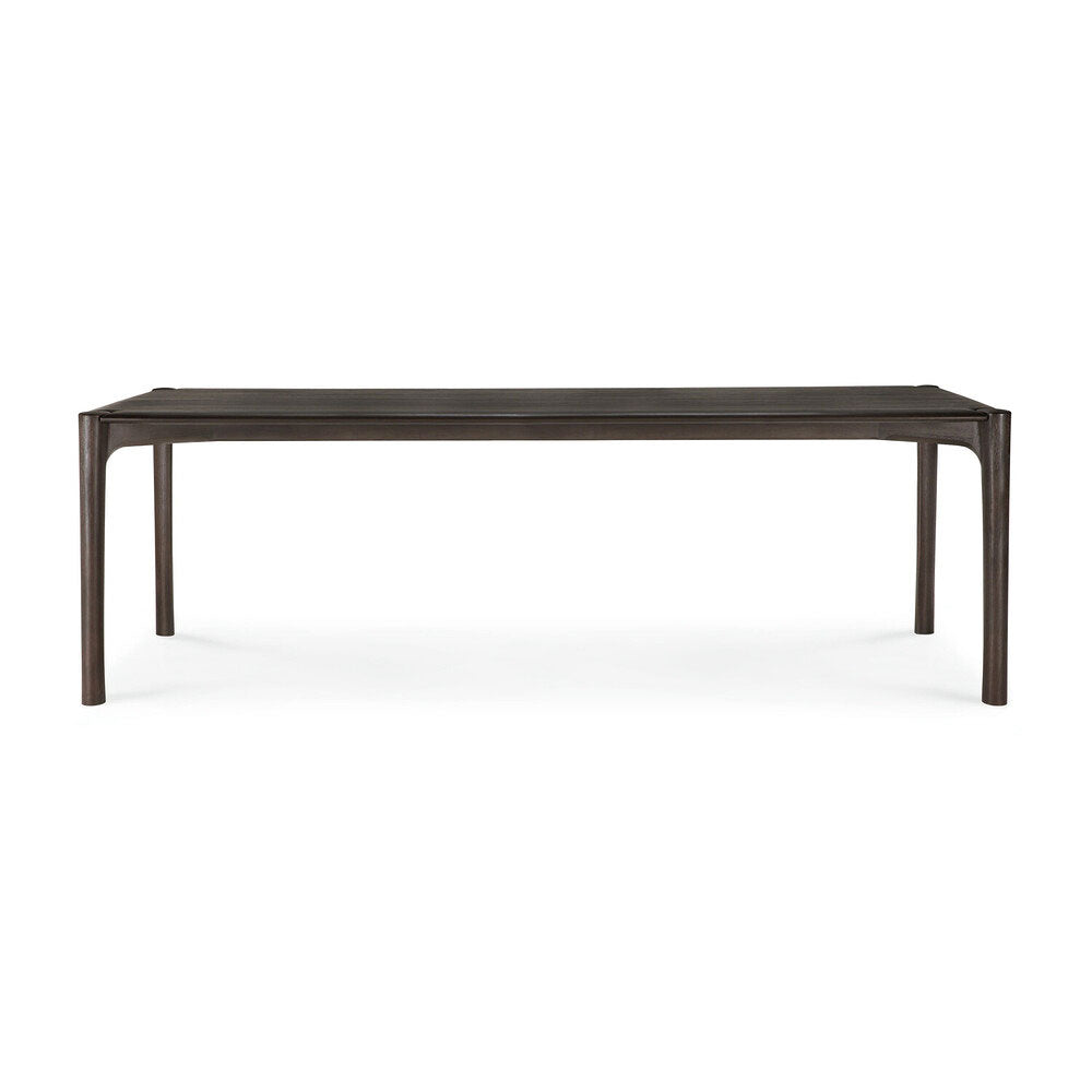 Pi Dining Table - Teak Dark Brown