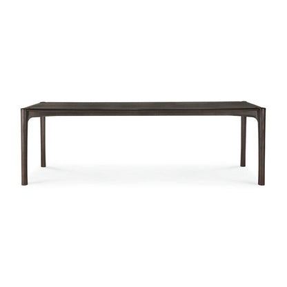 Pi Dining Table - Teak Dark Brown