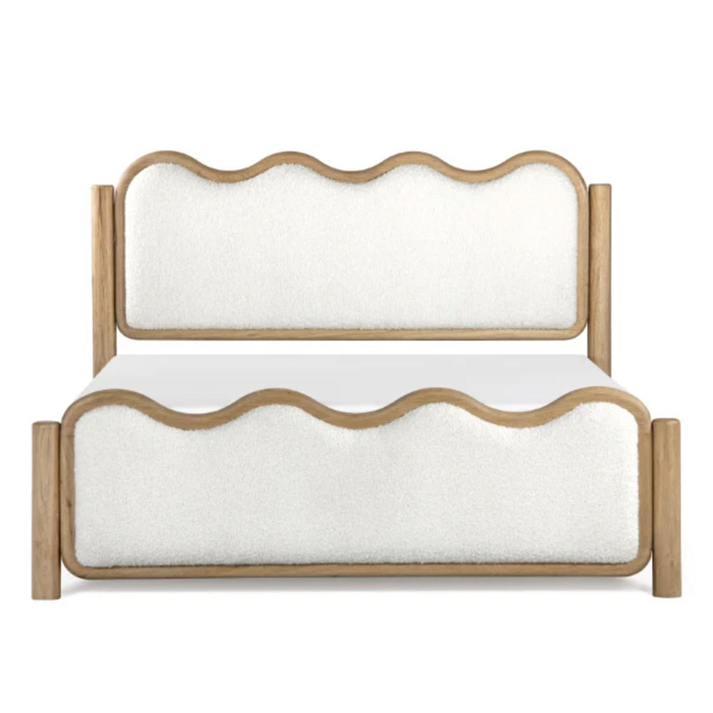 Swirl Upholstered Bed