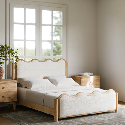 Swirl Upholstered Bed