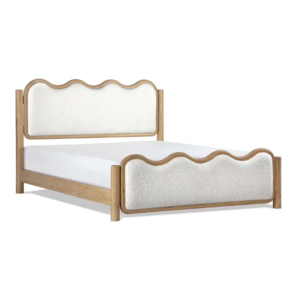 Swirl Upholstered Bed
