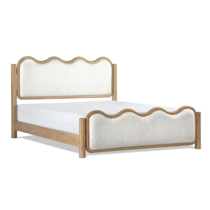 Swirl Upholstered Bed