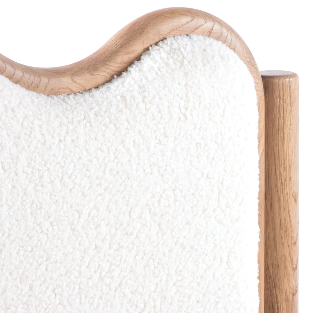 Swirl Upholstered Bed