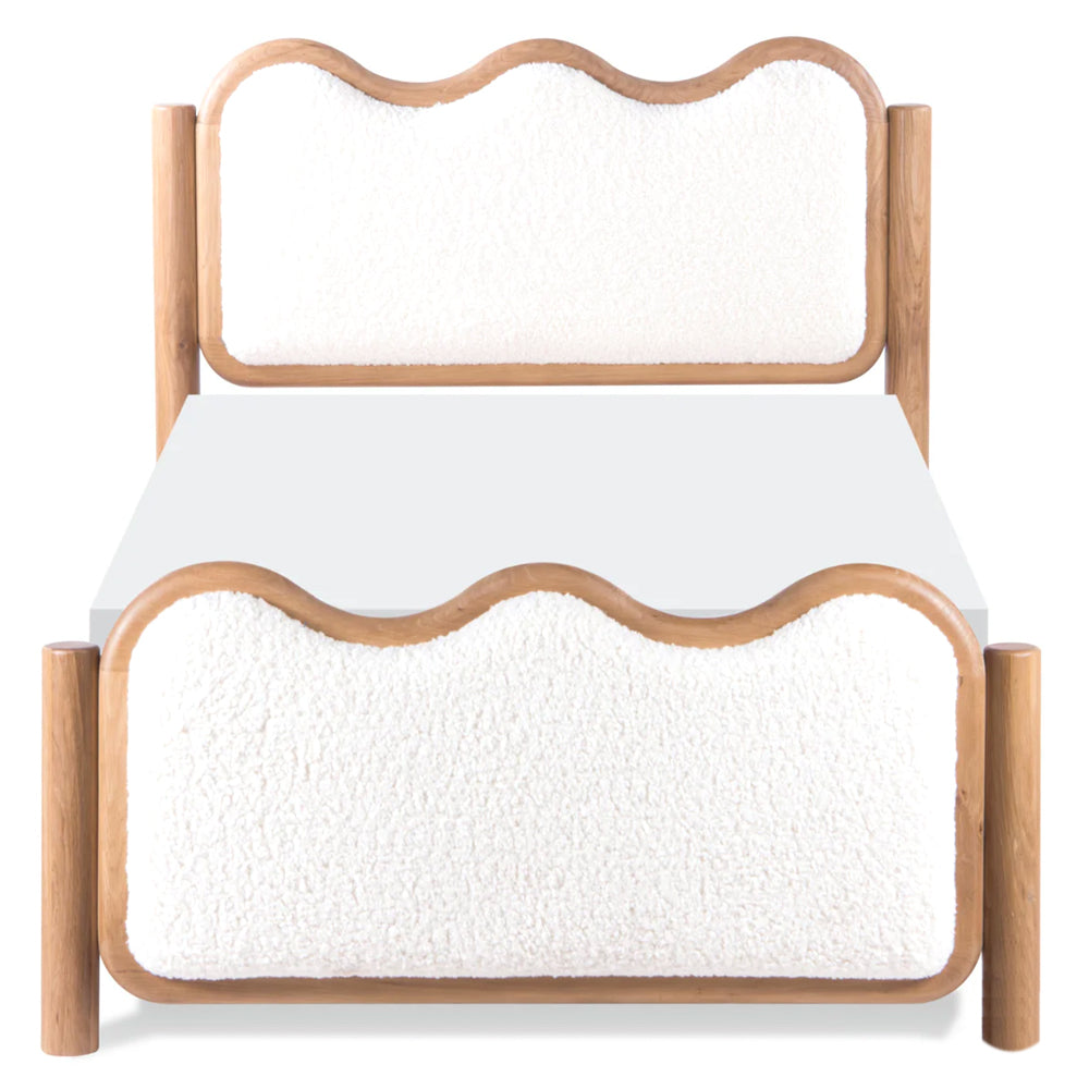 Swirl Upholstered Bed