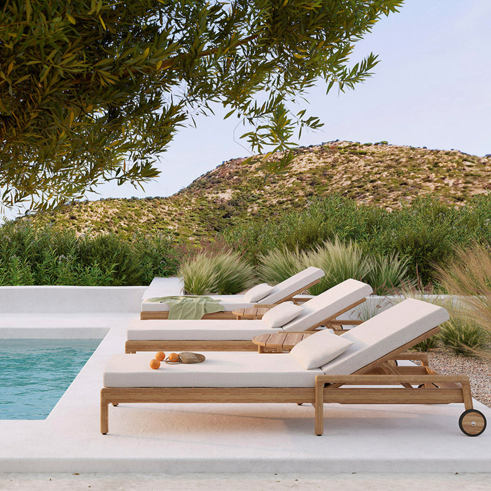 Teak Jack Outdoor Lounger