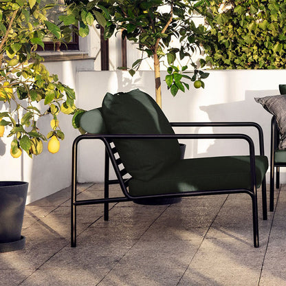 Avon Lounge Chair - Black Frame