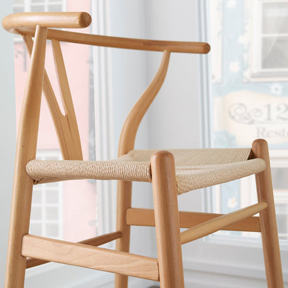 Wishbone Stool - Natural