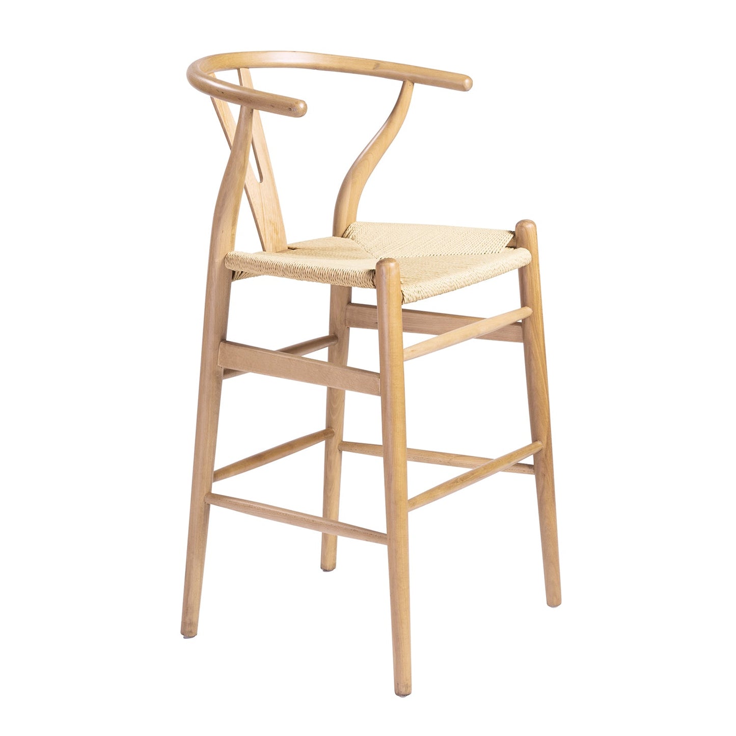 Wishbone Stool - Natural