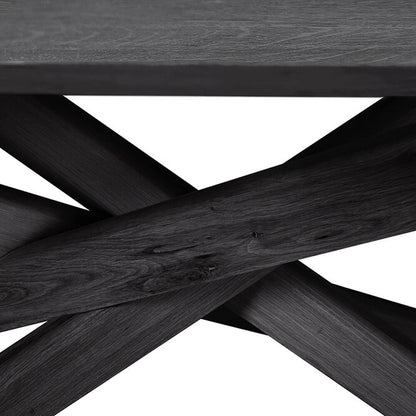 Mikado Dining Table - Black Oak
