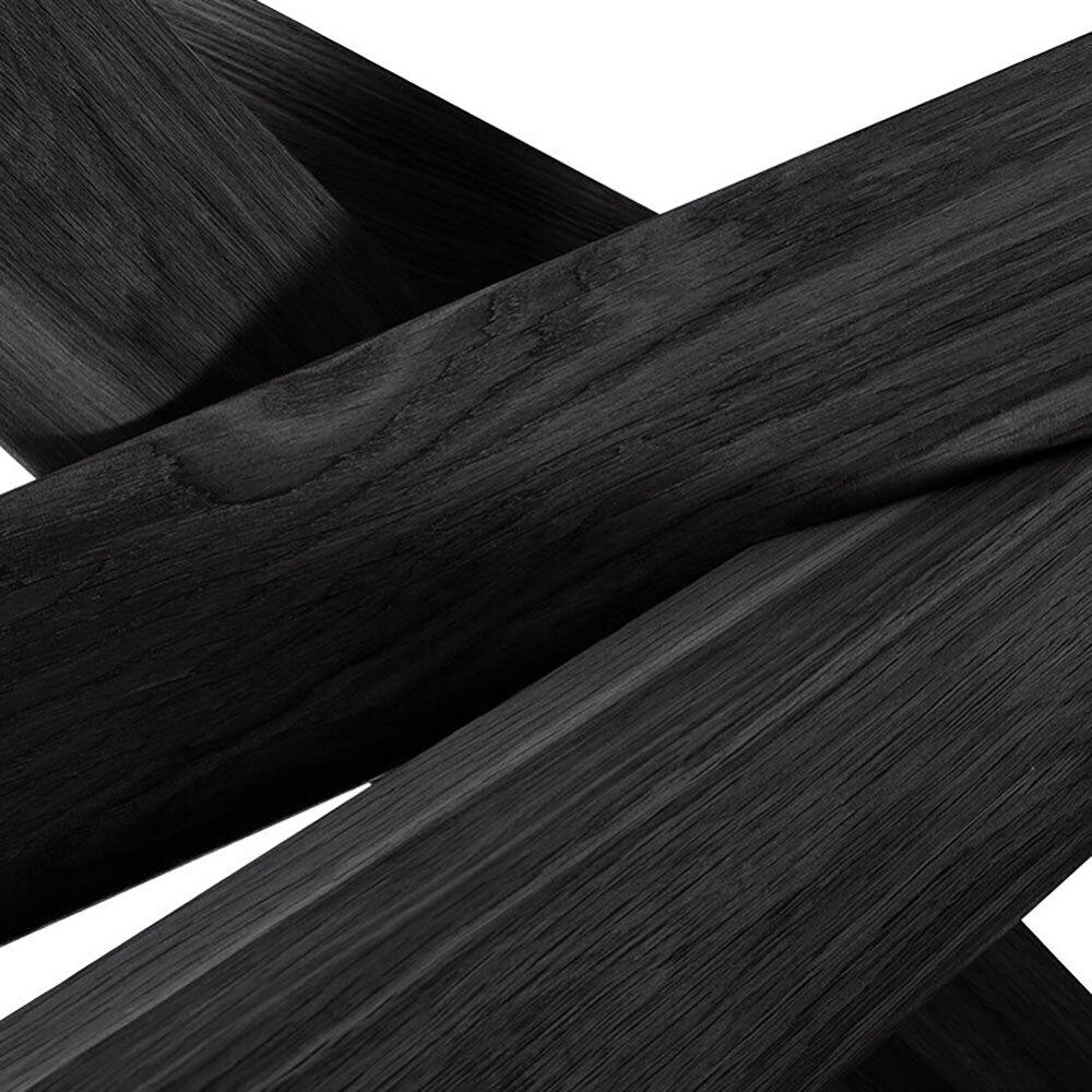 Mikado Dining Table - Black Oak