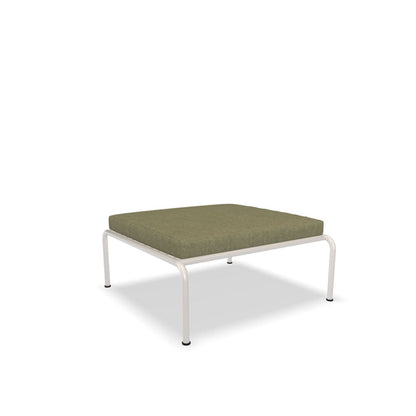 Avon Lounge Ottoman - White Frame