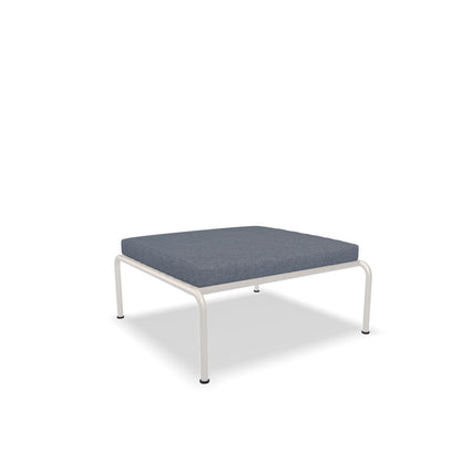 Avon Lounge Ottoman - White Frame