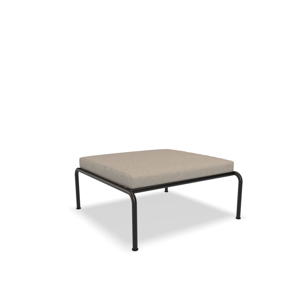 Avon Lounge Ottoman - Black Frame