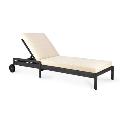 Black Teak Jack Outdoor Lounger