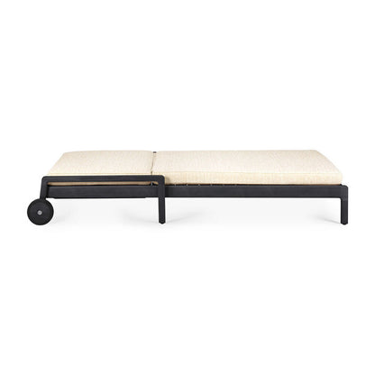 Black Teak Jack Outdoor Lounger