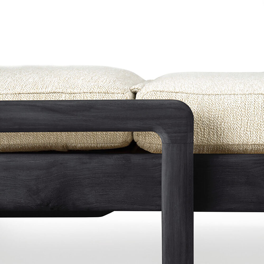 Black Teak Jack Outdoor Lounger